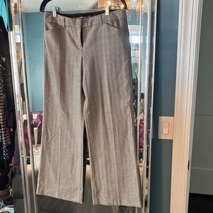 Express Black and Gray Herringbone Trousers